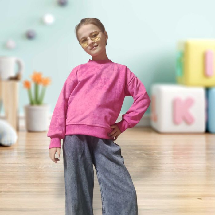 Кофта на весну трьохнитка петля на 8-9 та 9-10 р.  Розмір 134,140