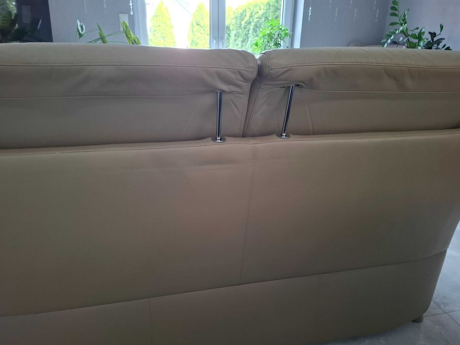 2 szt kanapa skórzana 2 i 3