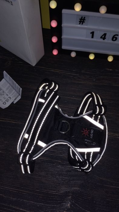 Шлея з підсвічуванням для собак