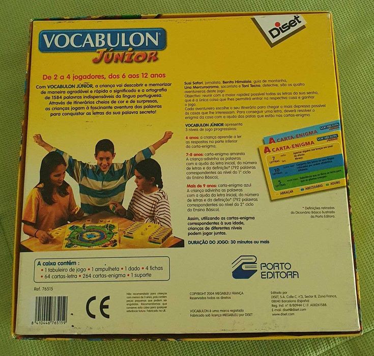 Jogo Vocabulon Junior - Diset
