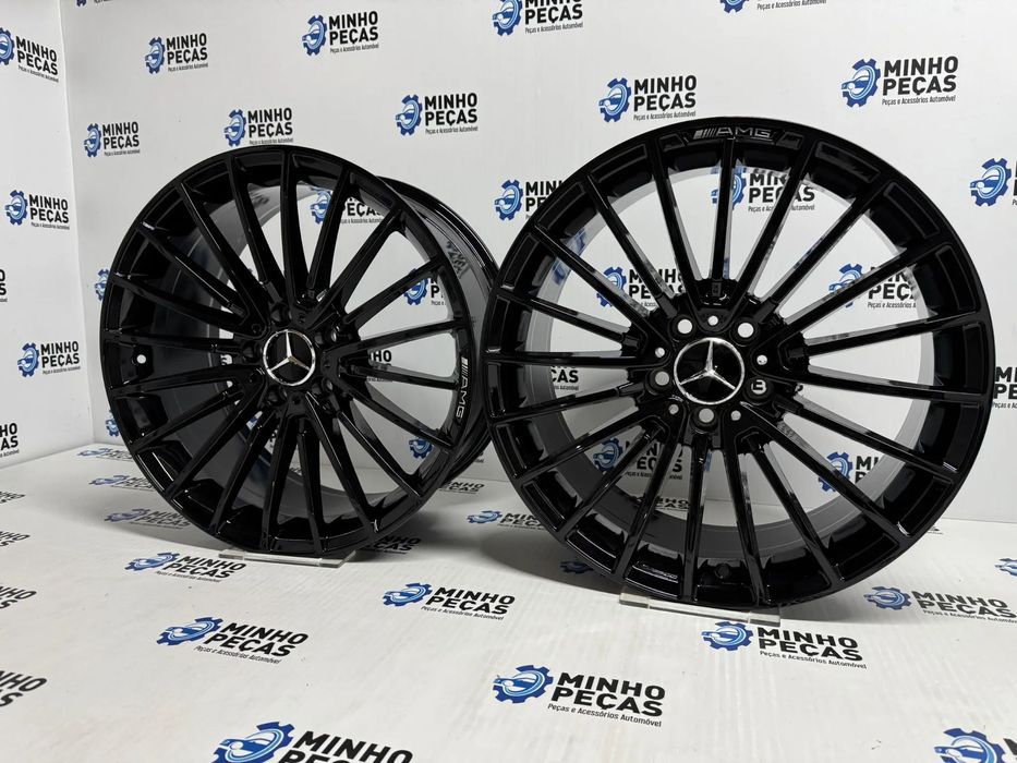 Jantes Mercedes AMG em 19 (5x112) preto brilho
