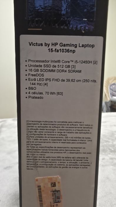 HP Victus i5-12450H / 16Gb / 512 Gb / 4050Gtx