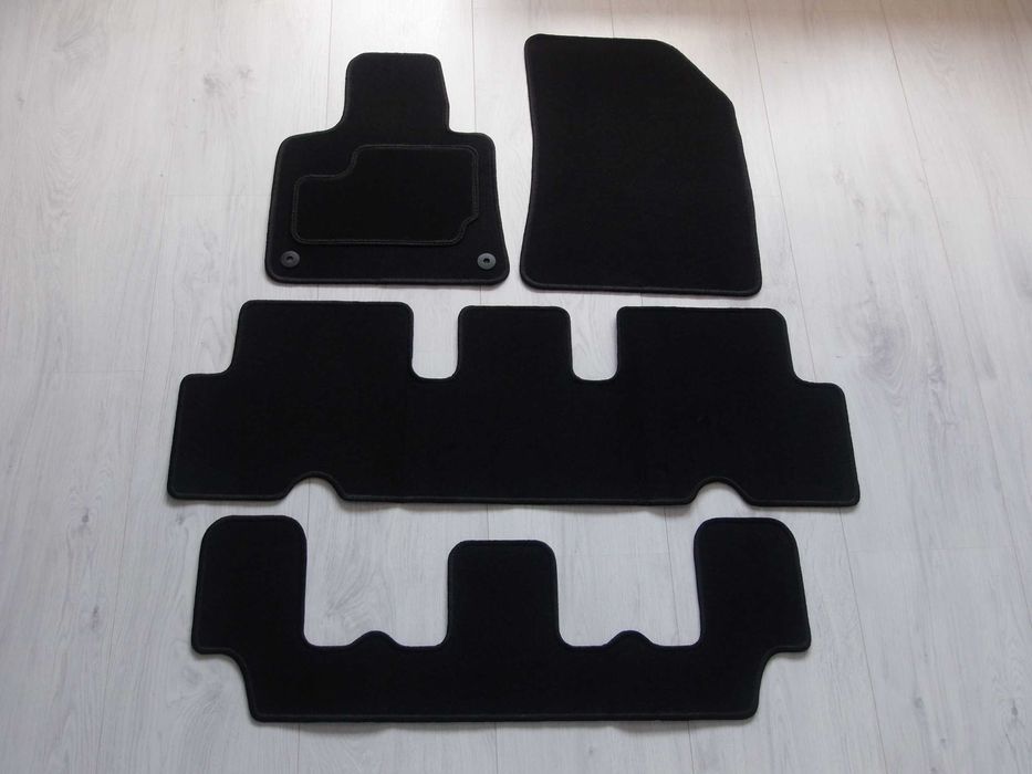 Dywaniki Welurowe Citroen C4 GRAND Picasso II 13- Dopasowane 7 Osobowy