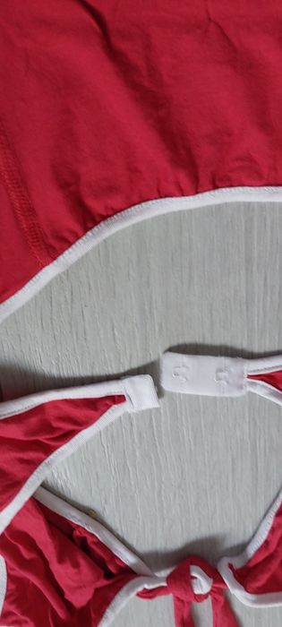 Stroj kąpielowy czerwony cieniutki S M taboo