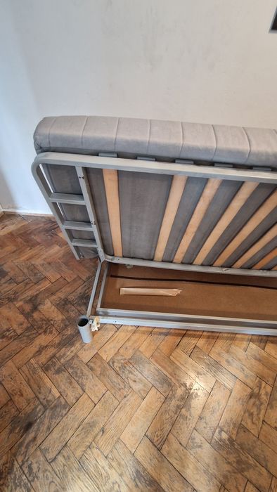 IKEA BEDDINGE – sofa rozkładana, łóżko z materacem i pokrowcem