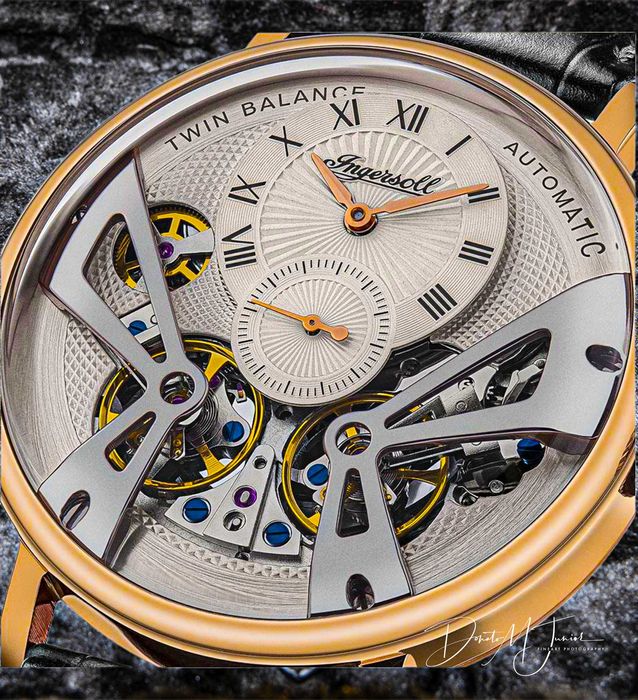 Relógio Ingersoll Automático –Rose Gold & Pele Novo/Garantia Vitalícia