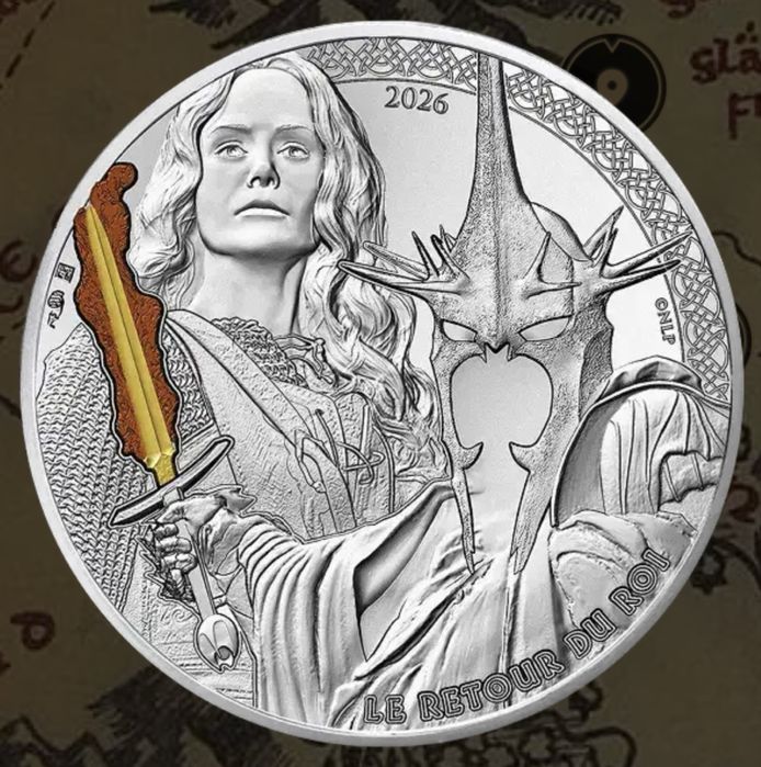 Всі 9 монет в наявності! Володар Перснів набір з 9 монет. Властелін колець, Lord of the rings