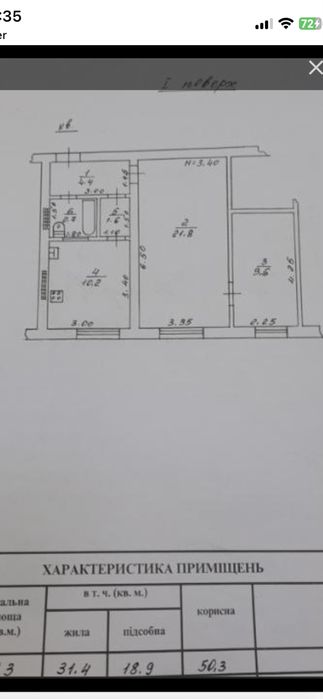 Продам 2 квартиру на проспекте Шевченко!