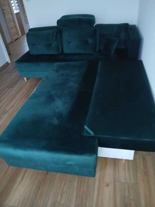 Narożnik butelkowa zieleń