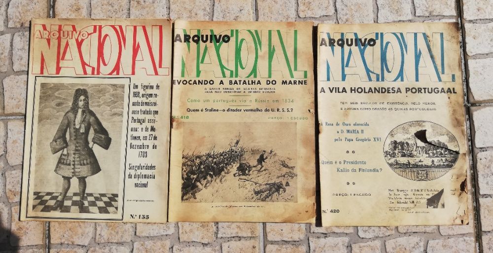 Revistas Antigas Arquivo Nacional de 1934 e 1940 - o lote das 3