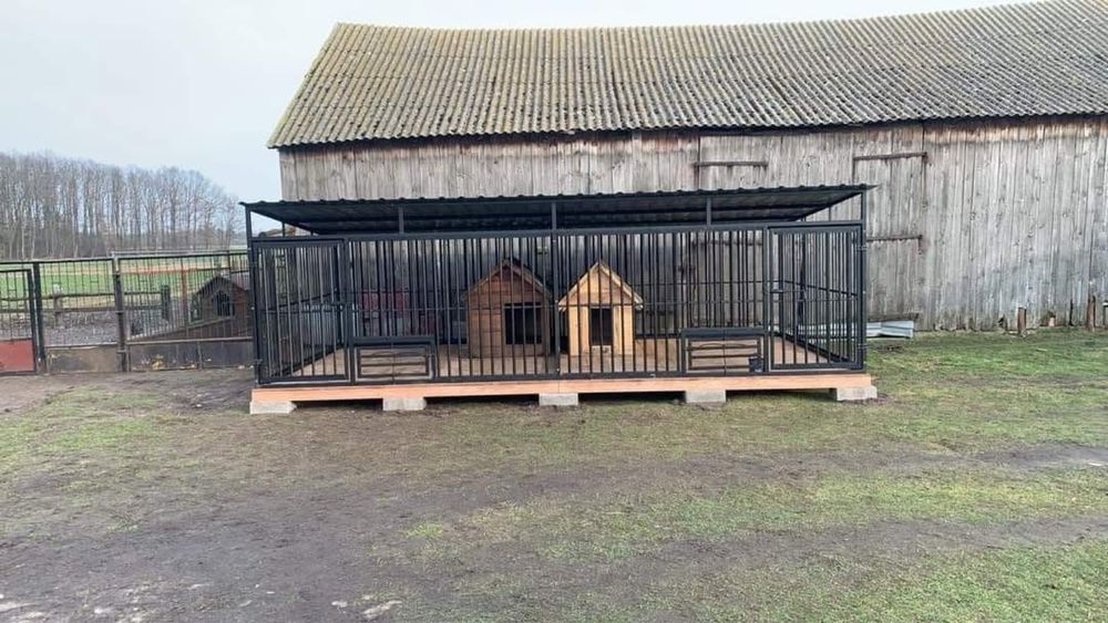 kojec dla pieska o wymiarach 2x2m