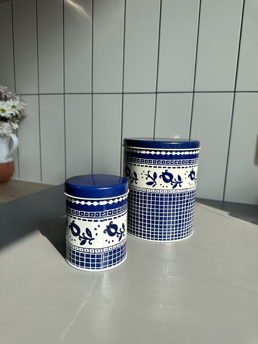 Жестяные баночки набор