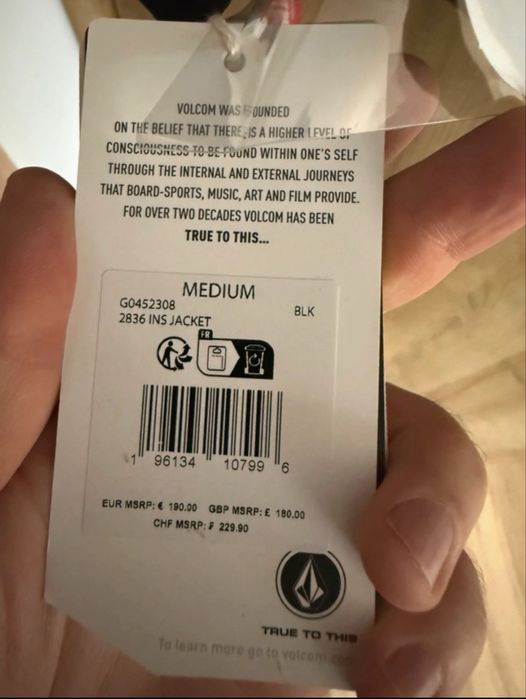 Kurtka snowboardowa nowa volcom oryginal