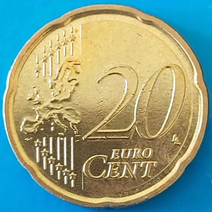 20 Cêntimos de 2020 Letra A da Alemanha