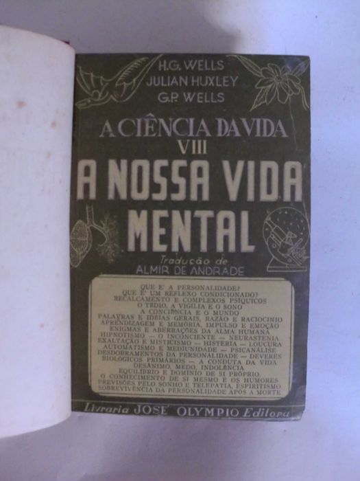 A Ciência da Vida de H. G. Wells, Julian Huxley e G. P. Wells