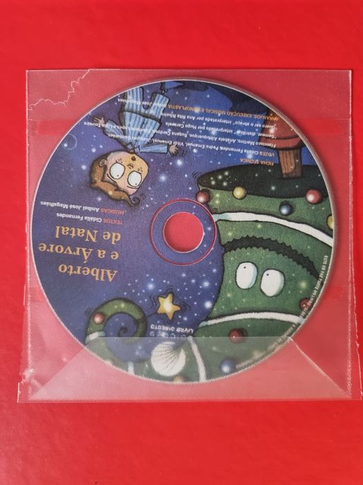 Livro e dvd "Alberto e a arvore de natal"