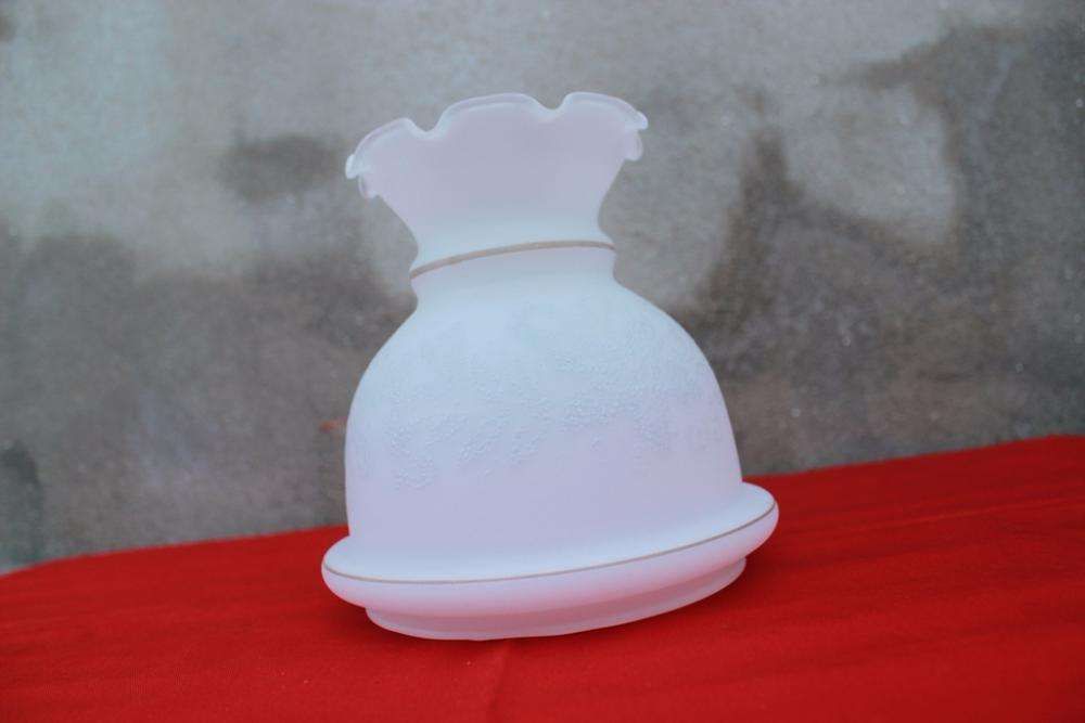 tulipa em vidro para candeeiro