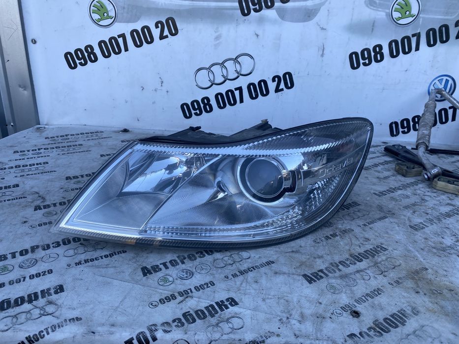 Фара фари бі-ксенон Skoda scoda Oktavia A5 FL 2008-2012 фл Октавія а5