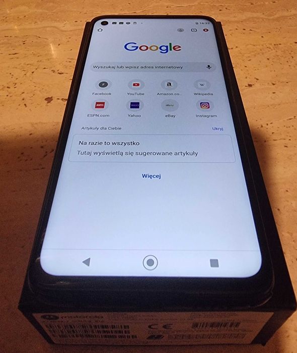 telefon Smartfon Motorola Moto G Pro 4 GB 128 GB xt20437 rysik bdb