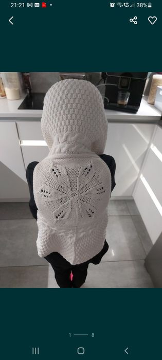 Bolerko H&M sweter rozm. 110/116