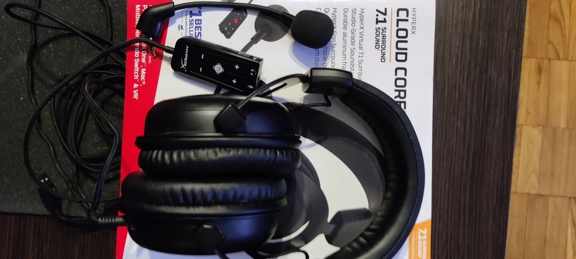Игровые наушники HyperX Cloud Core 7.1: 1 500 грн. - Навушники Вінниця ...