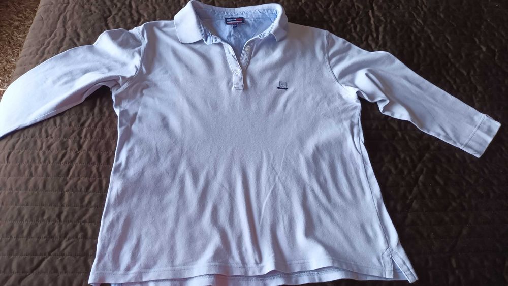 Polo em azul claro da Semáforo