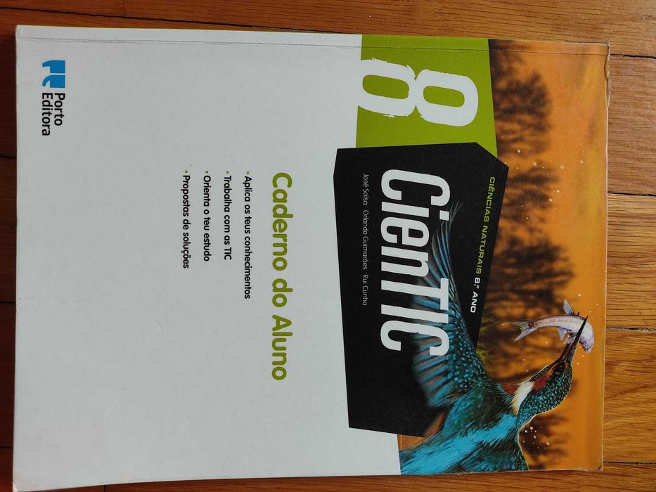 "Cientic 8" Caderno do aluno e Guia de vida sustentável (Porto Ed) 8º