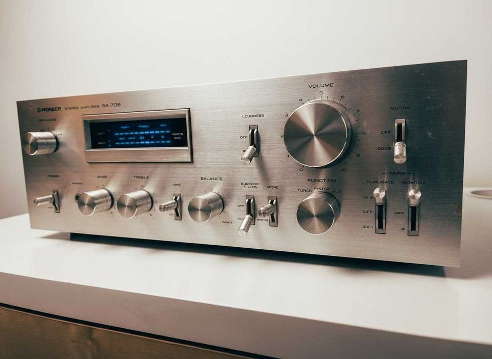 Pioneer SA-708 + TX-608L – Sistema Hi-Fi Vintage Anos 70