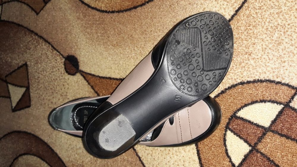 Туфли кожаные