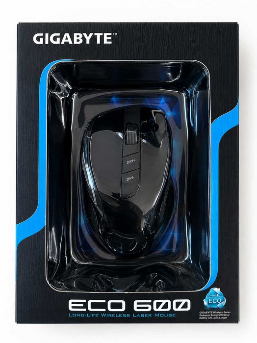 Gigabyte ECO 600 — Rato Wireless Laser | 1600 DPI | Garantia