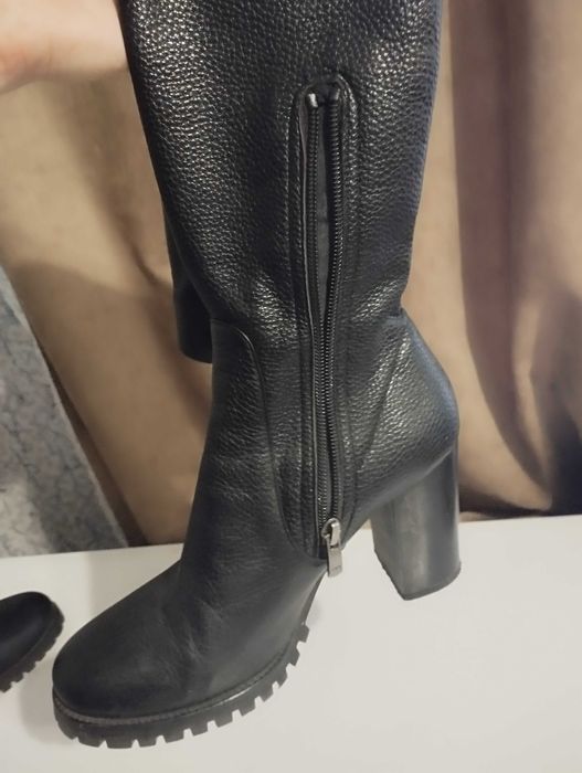 Продаю шкіряні осінні ботфорти