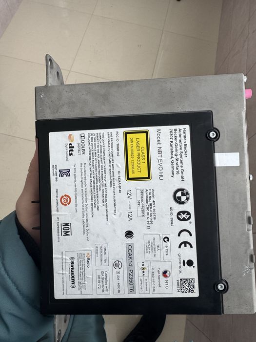 Блок мультимедія з X3 G01, робочий, Harman