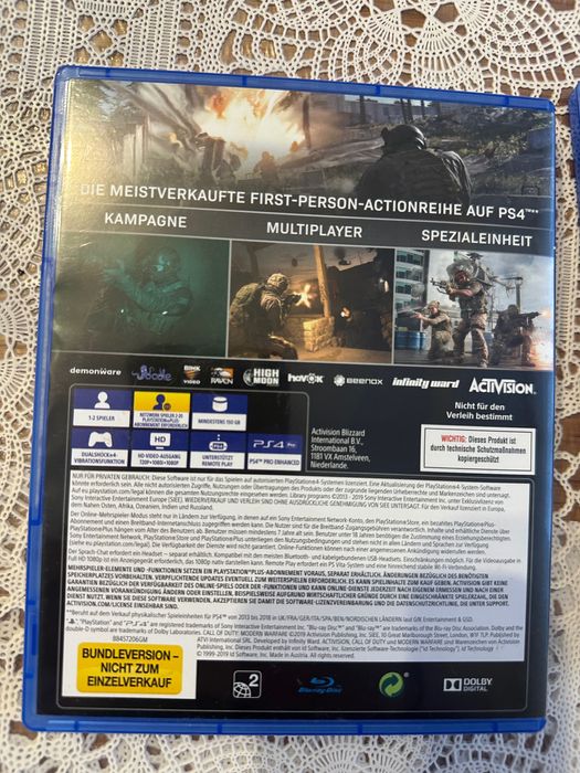 Ігри диски PS4 Call of Duty