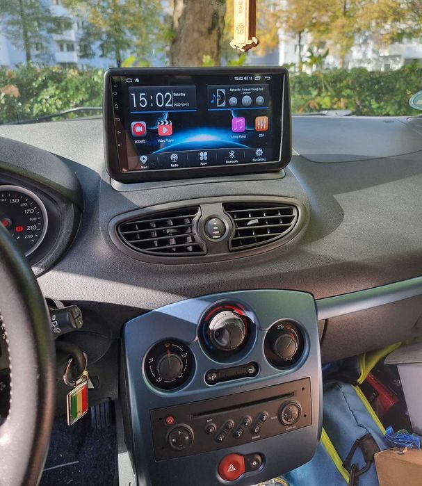 Rádio 2DIN 9"• Renault Clio 3 III • (2005 a 2014) • Android [4+64GB]