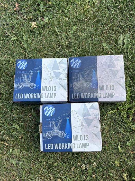 Nowe lampy robocze LED M-Tech WLO13 48W OSRAM - KOMPLET 3 szt.