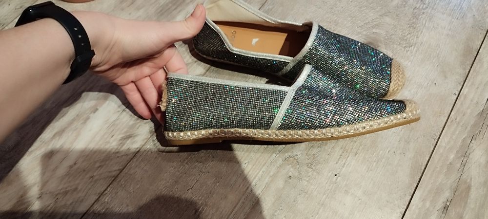 Espadryle błyszczące lu Ego 41