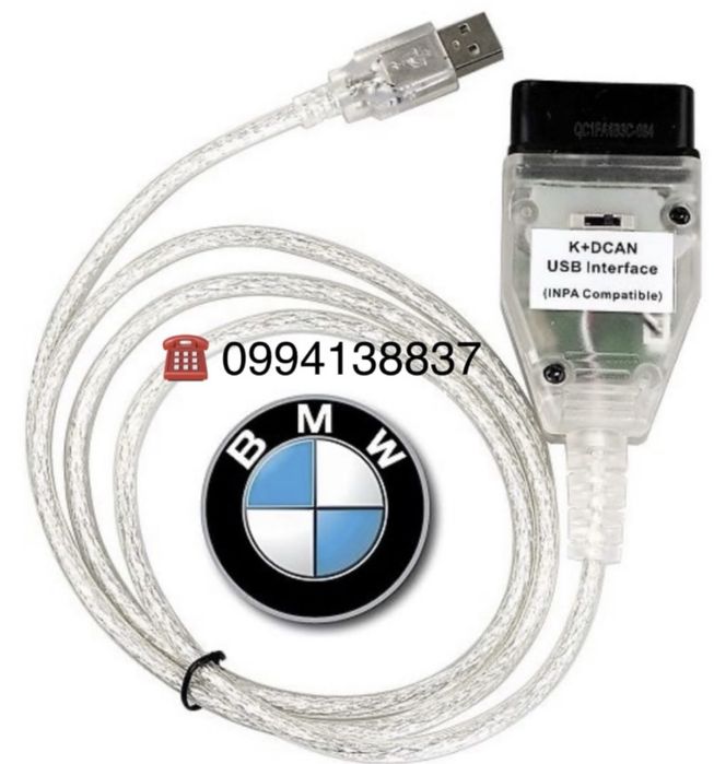 BMW INPA K+DCAN с переключателем для диагностики Rheingold ISTA D P