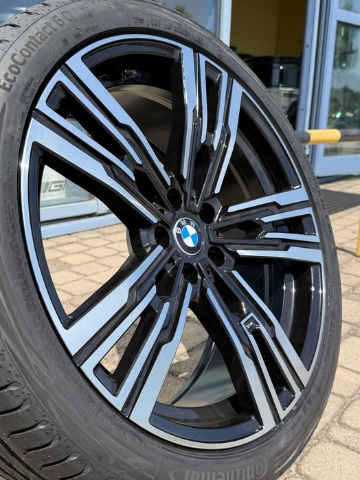 Nowe koła 20 cali BMW serii 5 i5 G60 G61 G68 6 G32 czarno srebrne ramienne