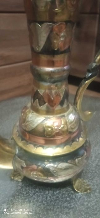 Dzbanuszek metalowy amfora