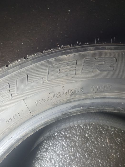 Opony  Bridgestone dueler 265/60/18 M+S