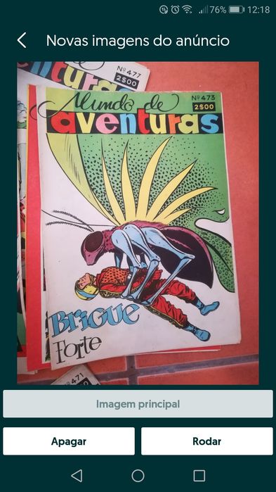 Raro-Lote de 224 Mundo de Aventuras 1a, 2a e 3a Séries desde 1950