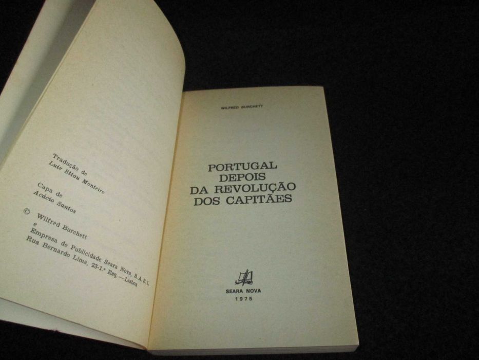 Livro Portugal Depois da Revolução dos Capitães Wilfred Burchett