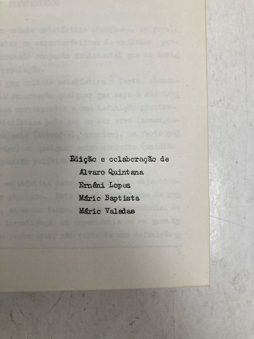 2 Livros Estatística Prof. Bento F. Murteira