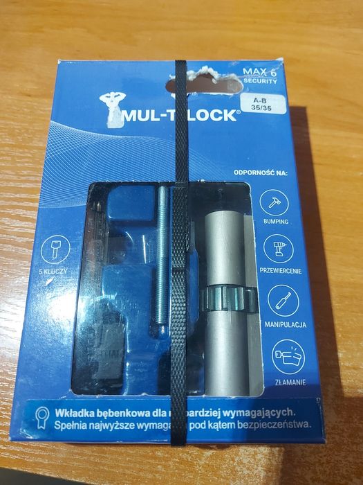 Wkładka Mul-T-Lock  A 35/35 B max 6 security zebatka