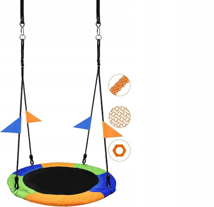 Качеля детская подвесная, садовая гнездо аиста, Dollo гойдалка дитяча