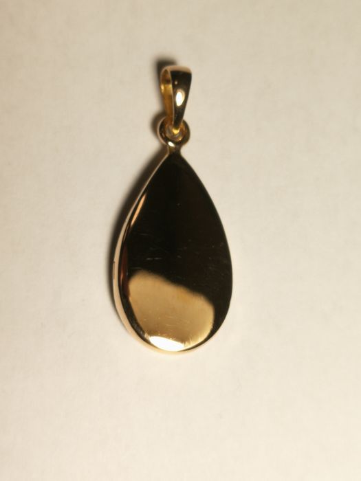 Pendente em ouro 19,2k forma de gota 4,07g