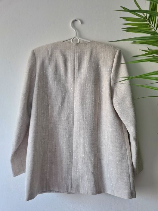 Marynarka len z bawełną  L/XL