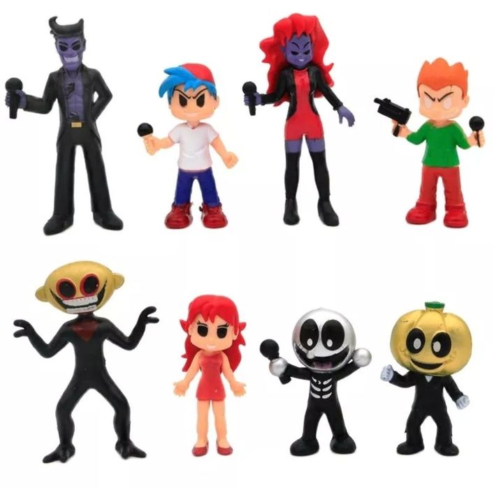 Conjunto 8 pcs Friday Night Funkin (Portes Incluidos)