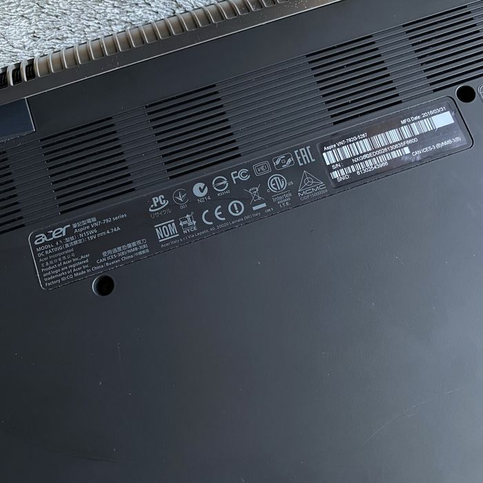 Ноутбук Acer Aspire Nitro V17, VN7-792G-5267