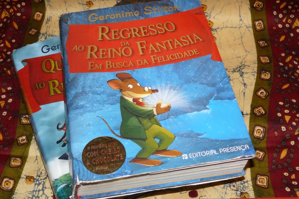 2 Livros de Geronimo Stilton é formado em Ratologia